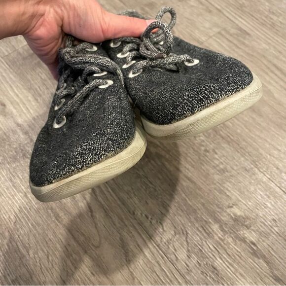 ALLBIRDS The Wool Runners Heathered Gray Wool Sneakers - Picture 3 of 11